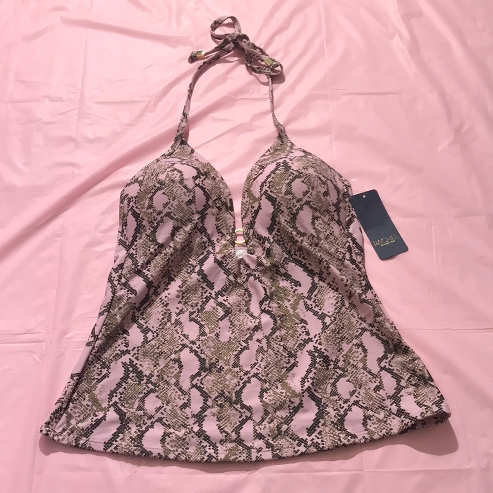 Rachel Roy tankini bathing suit top separates sizes small and medium NEW! Snake